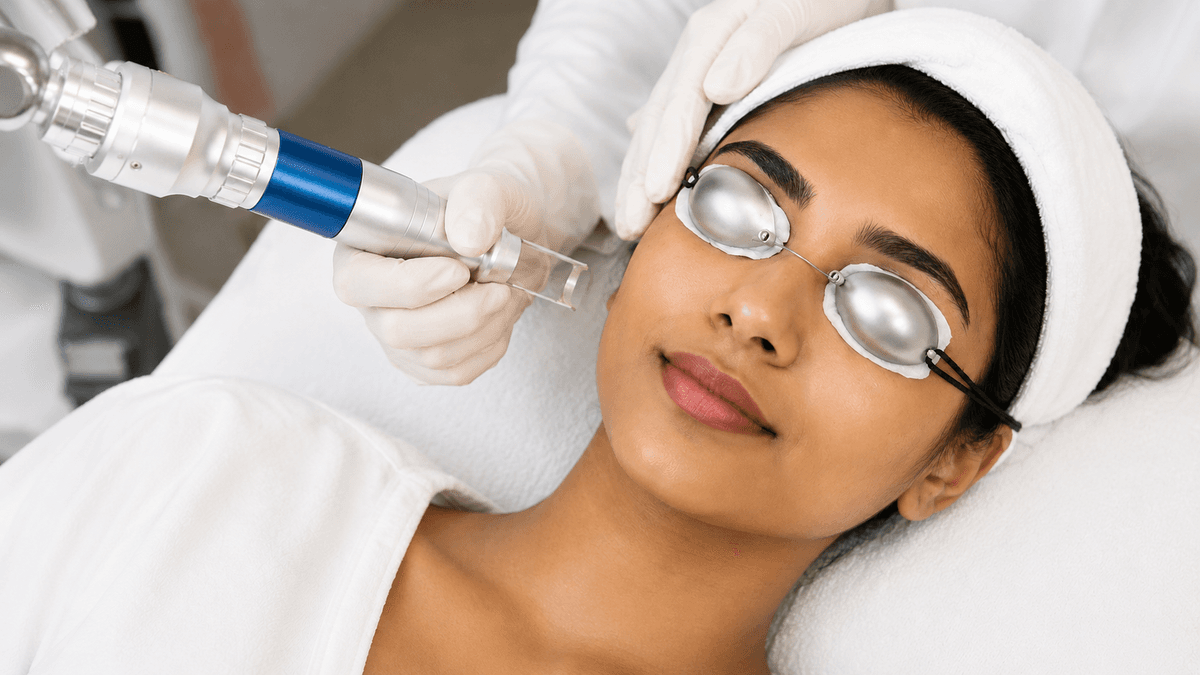 Carbon Laser Toning (Hollywood Peel) treatment at NFSC, Mumbai